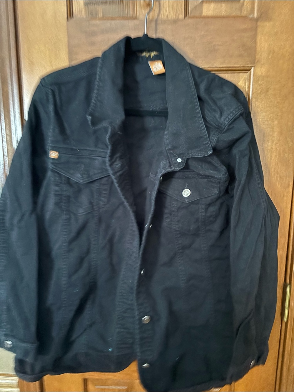 Women’s Black Denim Jacket - Liz Signature